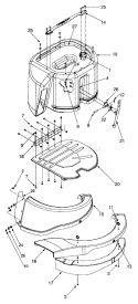 Page B Diagram and Parts List for 13B-325-401 1999 Yard Man Lawn Tractor